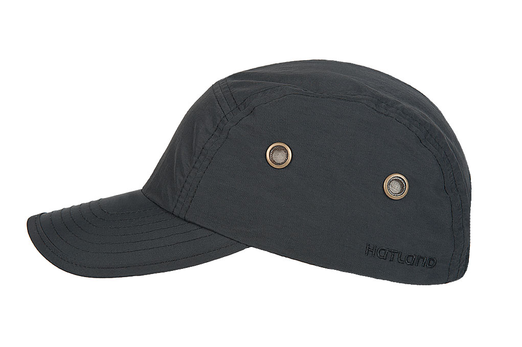 Hatland - Water-resistant UV Baseball cap for men - Reef - Black